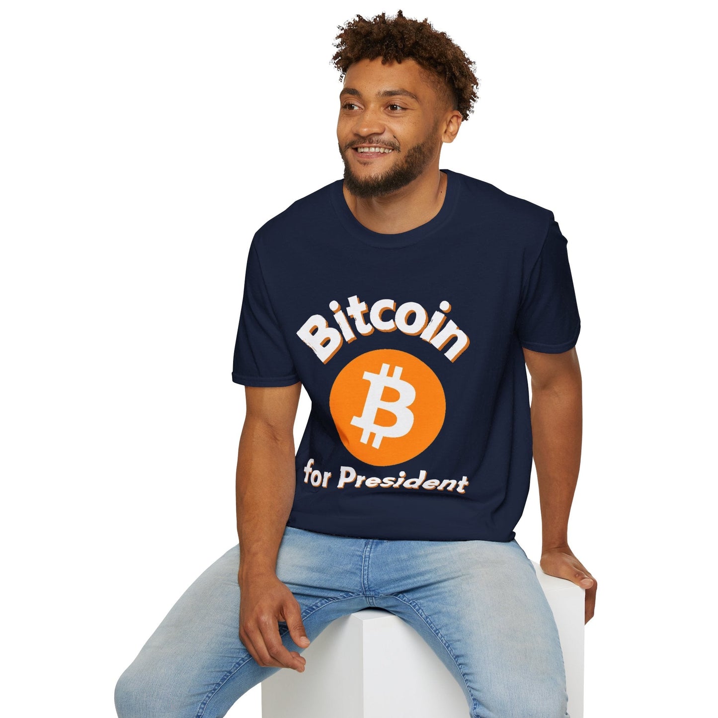 Bitcoin (BTC) for President DKcolors Unisex T-Shirt by cypherpunkgear – cypherpunkgear.com | Cypherpunk Merch