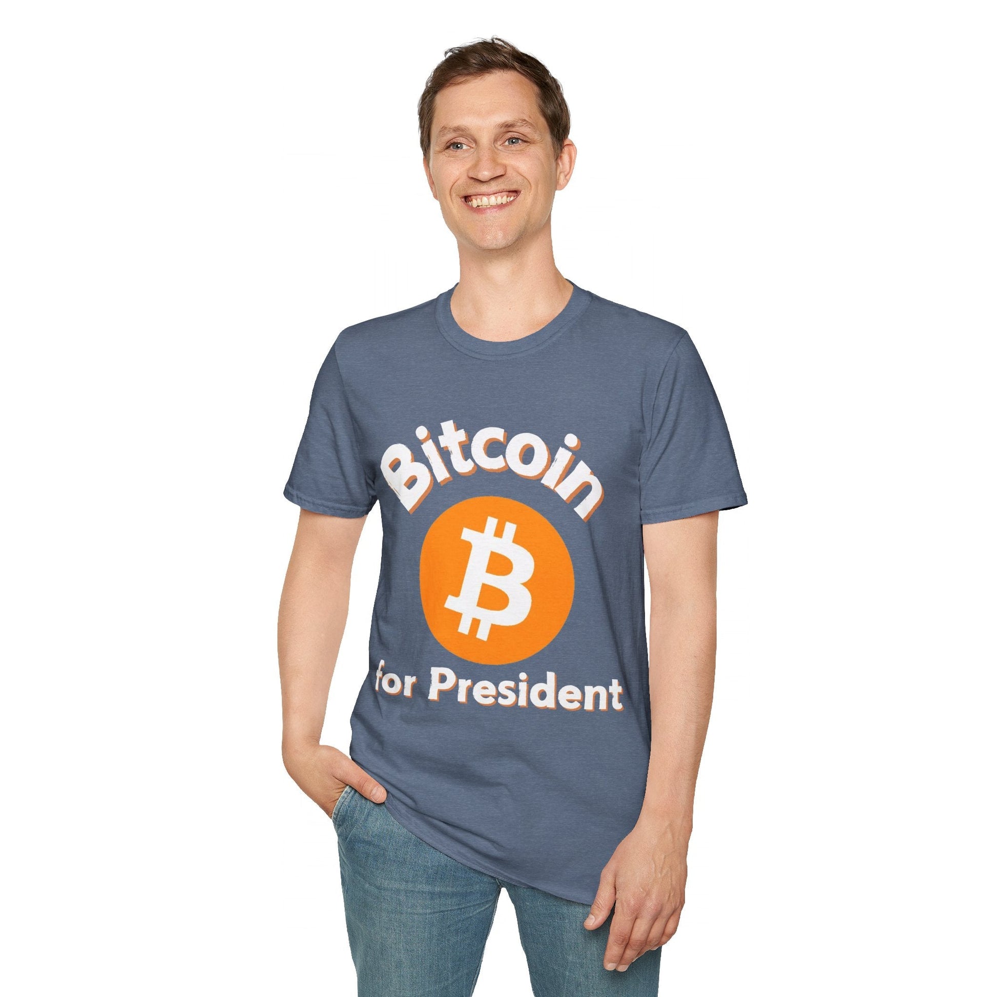 Bitcoin (BTC) for President DKcolors Unisex T-Shirt by cypherpunkgear – cypherpunkgear.com | Cypherpunk Merch