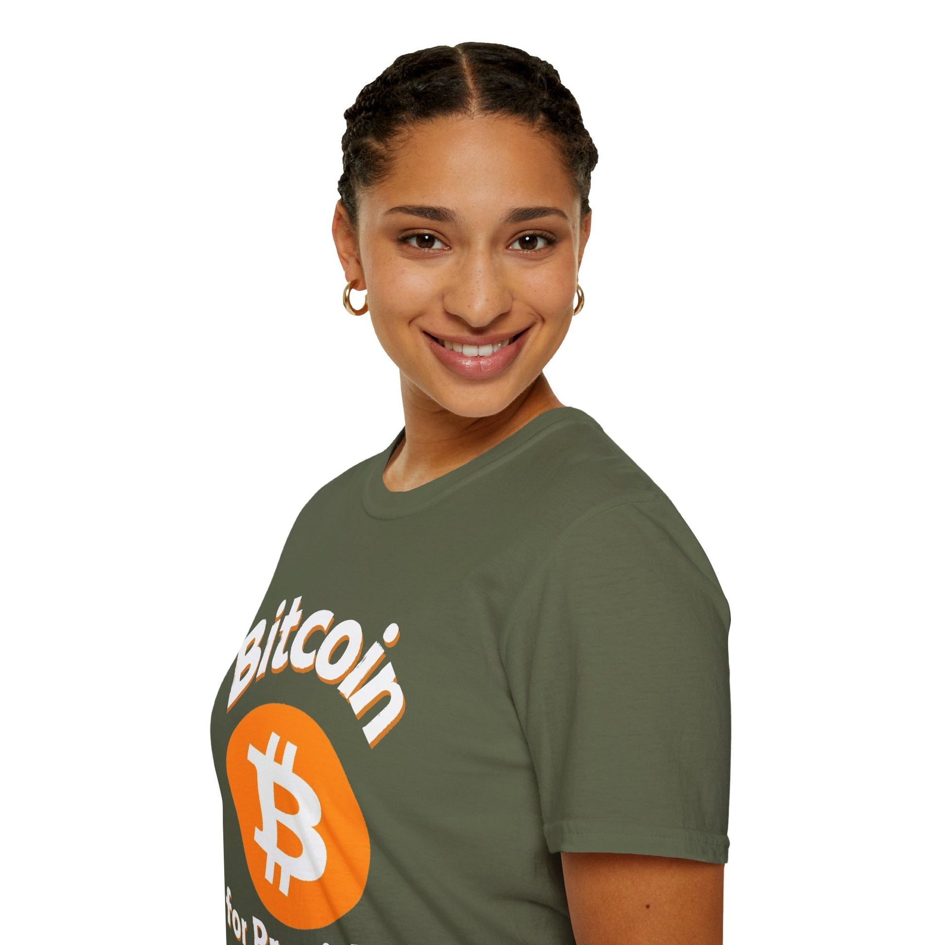 Bitcoin (BTC) for President DKcolors Unisex T-Shirt by cypherpunkgear – cypherpunkgear.com | Cypherpunk Merch