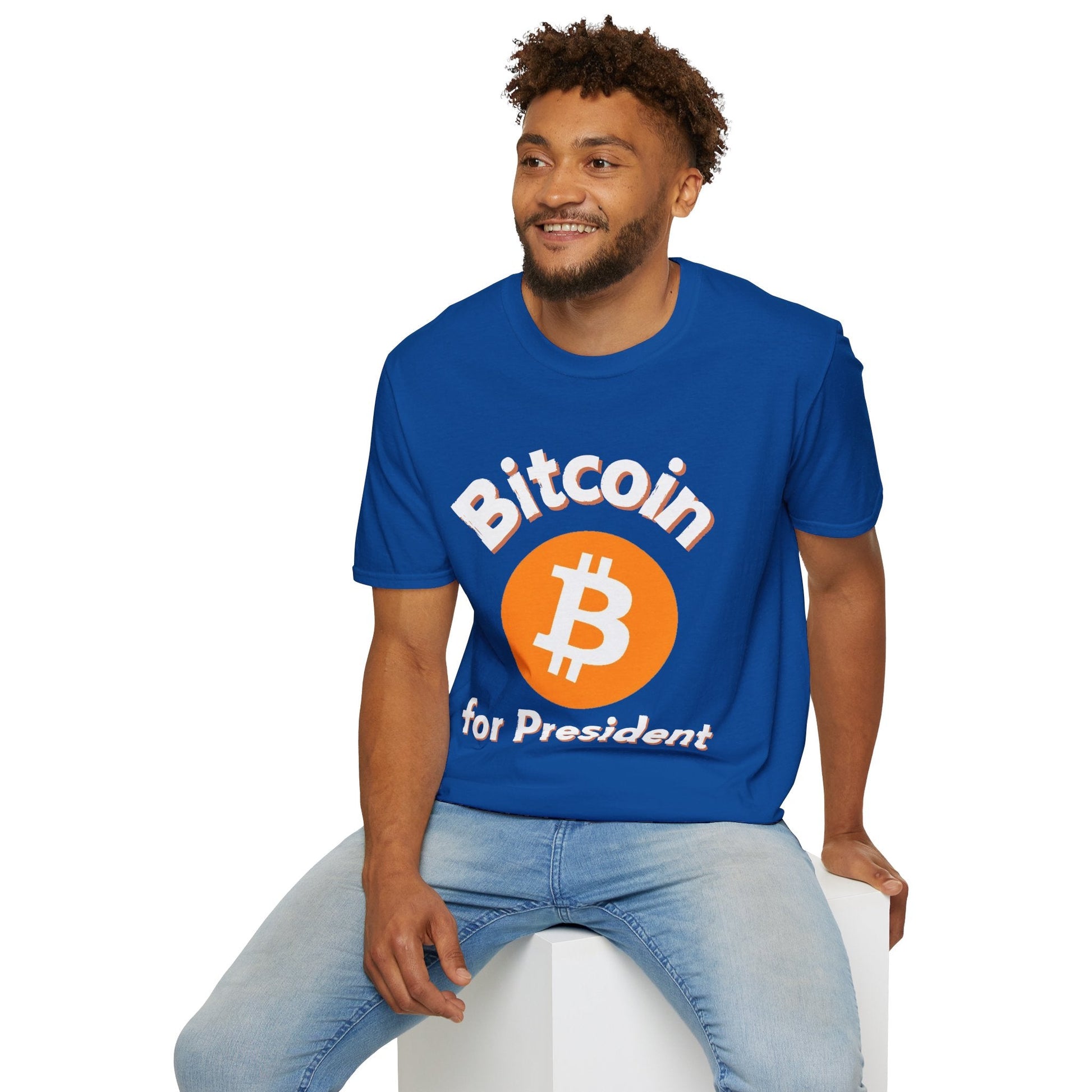 Bitcoin (BTC) for President DKcolors Unisex T-Shirt by cypherpunkgear – cypherpunkgear.com | Cypherpunk Merch