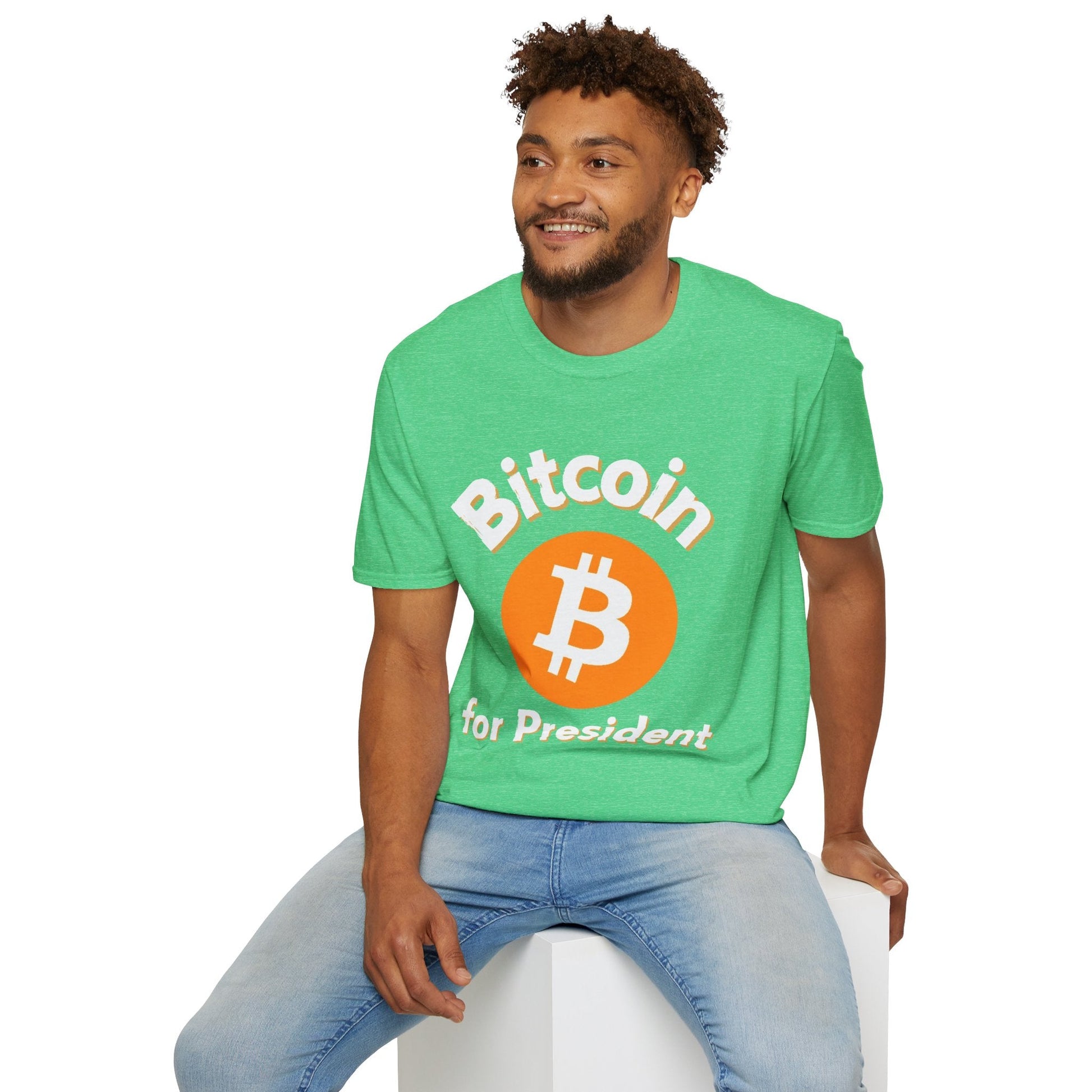 Bitcoin (BTC) for President DKcolors Unisex T-Shirt by cypherpunkgear – cypherpunkgear.com | Cypherpunk Merch