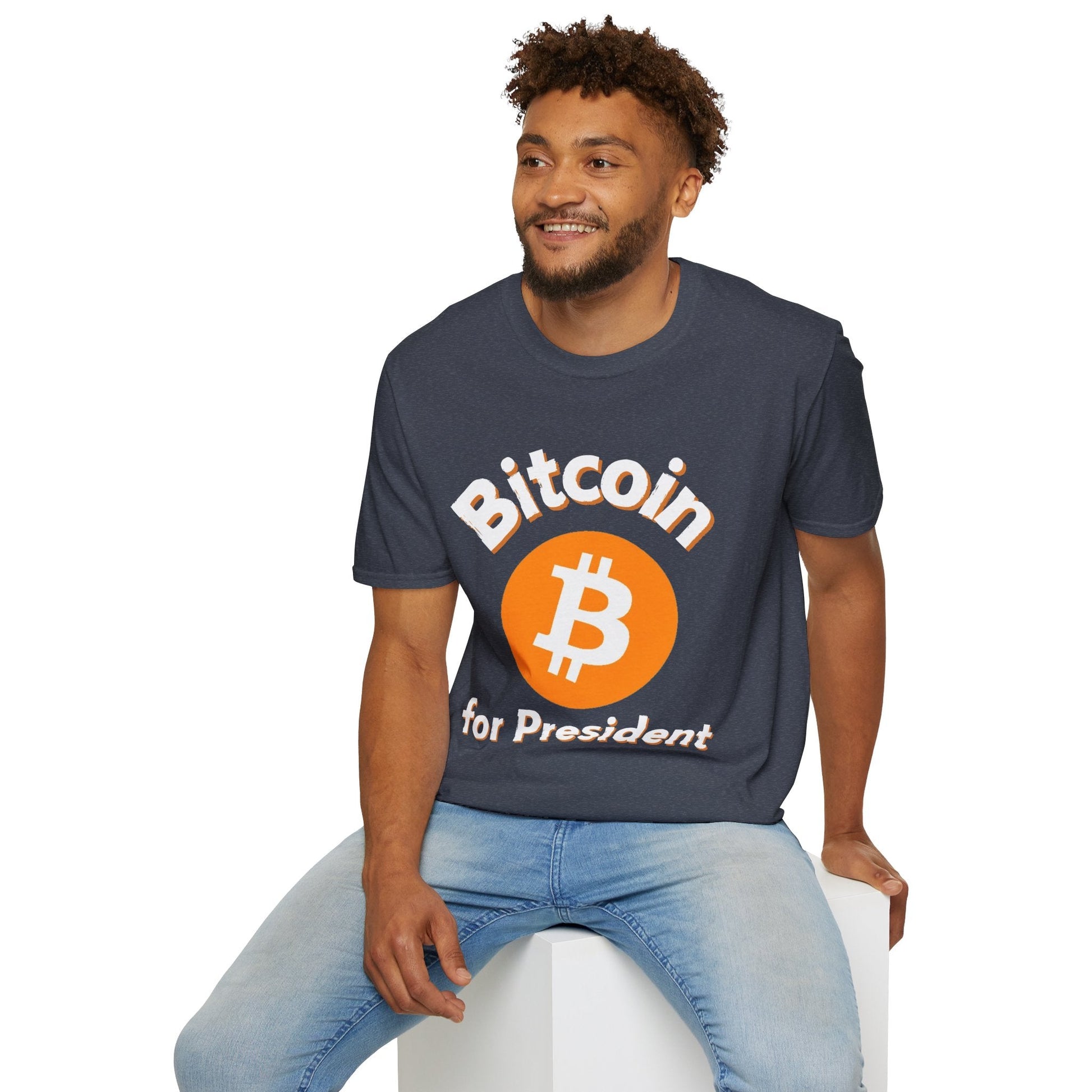 Bitcoin (BTC) for President DKcolors Unisex T-Shirt by cypherpunkgear – cypherpunkgear.com | Cypherpunk Merch