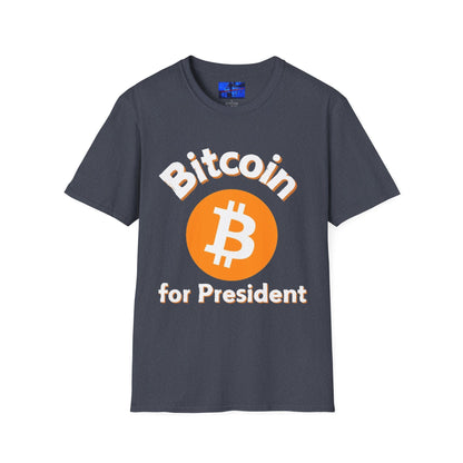 Bitcoin (BTC) for President DKcolors Unisex T-Shirt by cypherpunkgear – cypherpunkgear.com | Cypherpunk Merch
