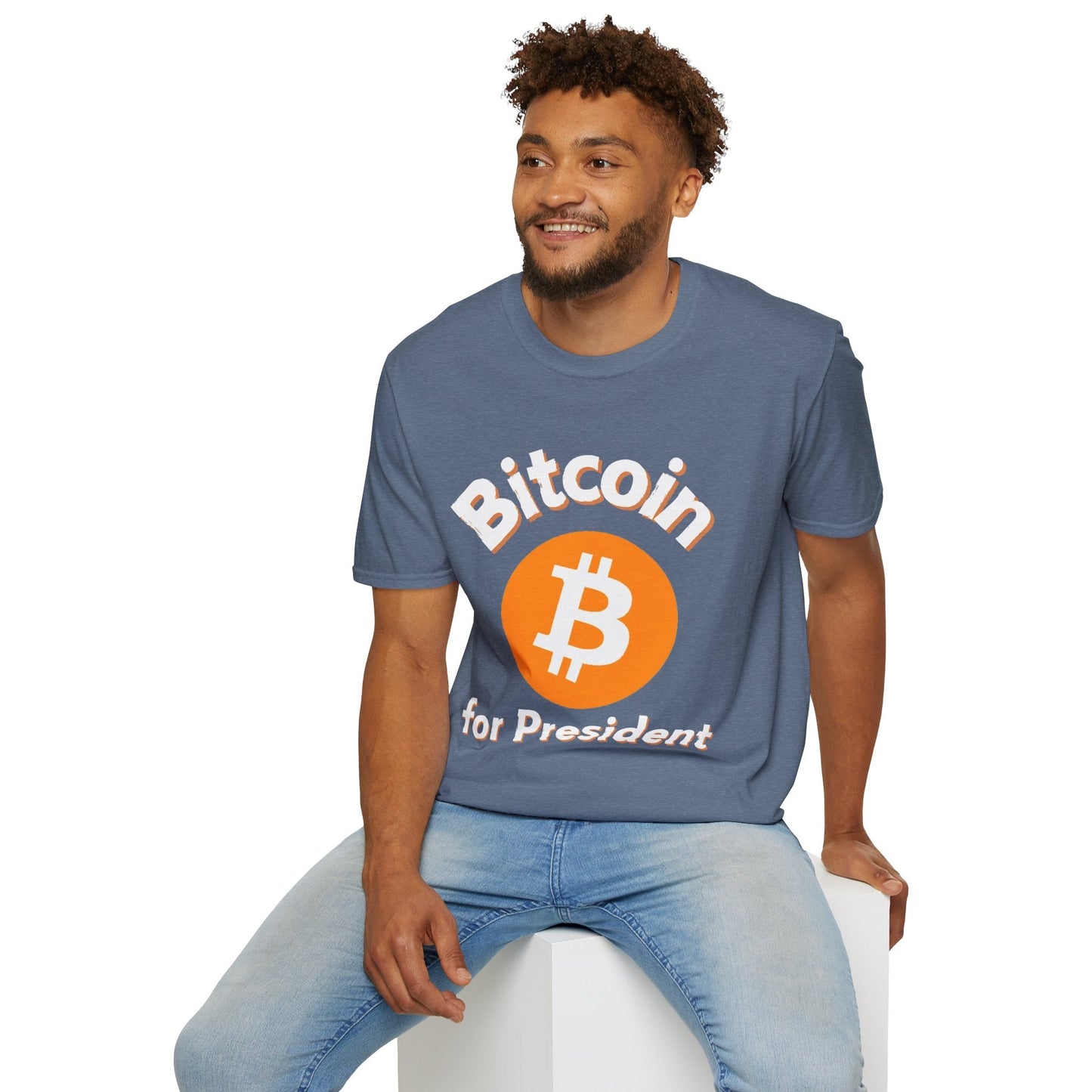 Bitcoin (BTC) for President DKcolors Unisex T-Shirt by cypherpunkgear – cypherpunkgear.com | Cypherpunk Merch