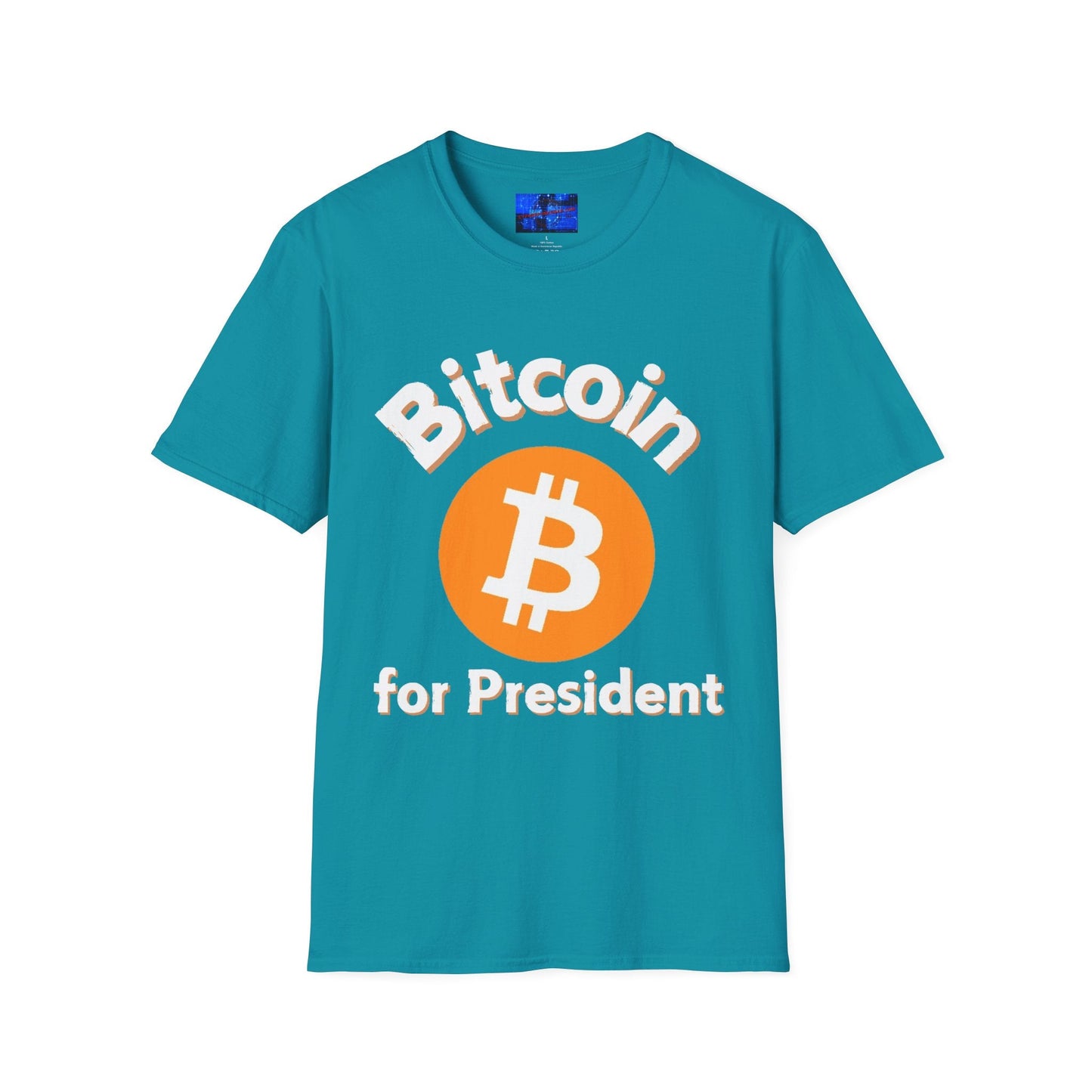 Bitcoin (BTC) for President DKcolors Unisex T-Shirt by cypherpunkgear – cypherpunkgear.com | Cypherpunk Merch