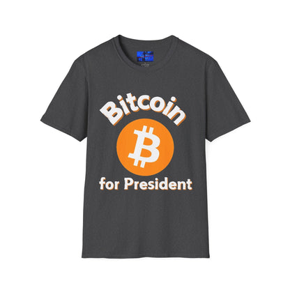 Bitcoin (BTC) for President DKcolors Unisex T-Shirt by cypherpunkgear – cypherpunkgear.com | Cypherpunk Merch
