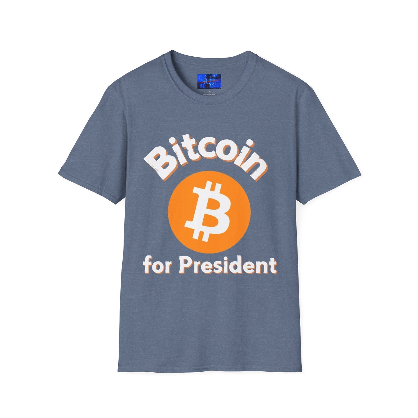 Bitcoin (BTC) for President DKcolors Unisex T-Shirt by cypherpunkgear – cypherpunkgear.com | Cypherpunk Merch