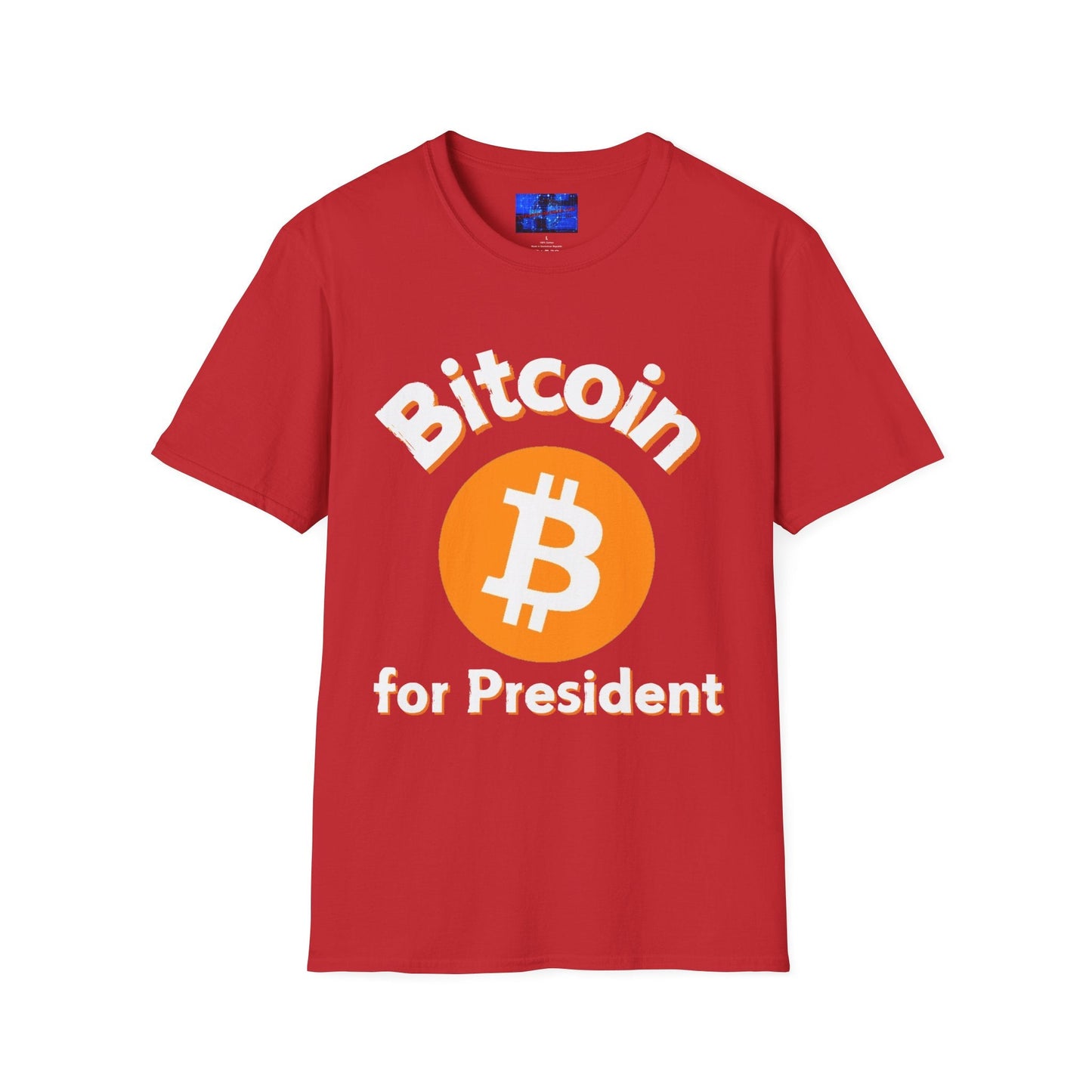 Bitcoin (BTC) for President DKcolors Unisex T-Shirt by cypherpunkgear – cypherpunkgear.com | Cypherpunk Merch