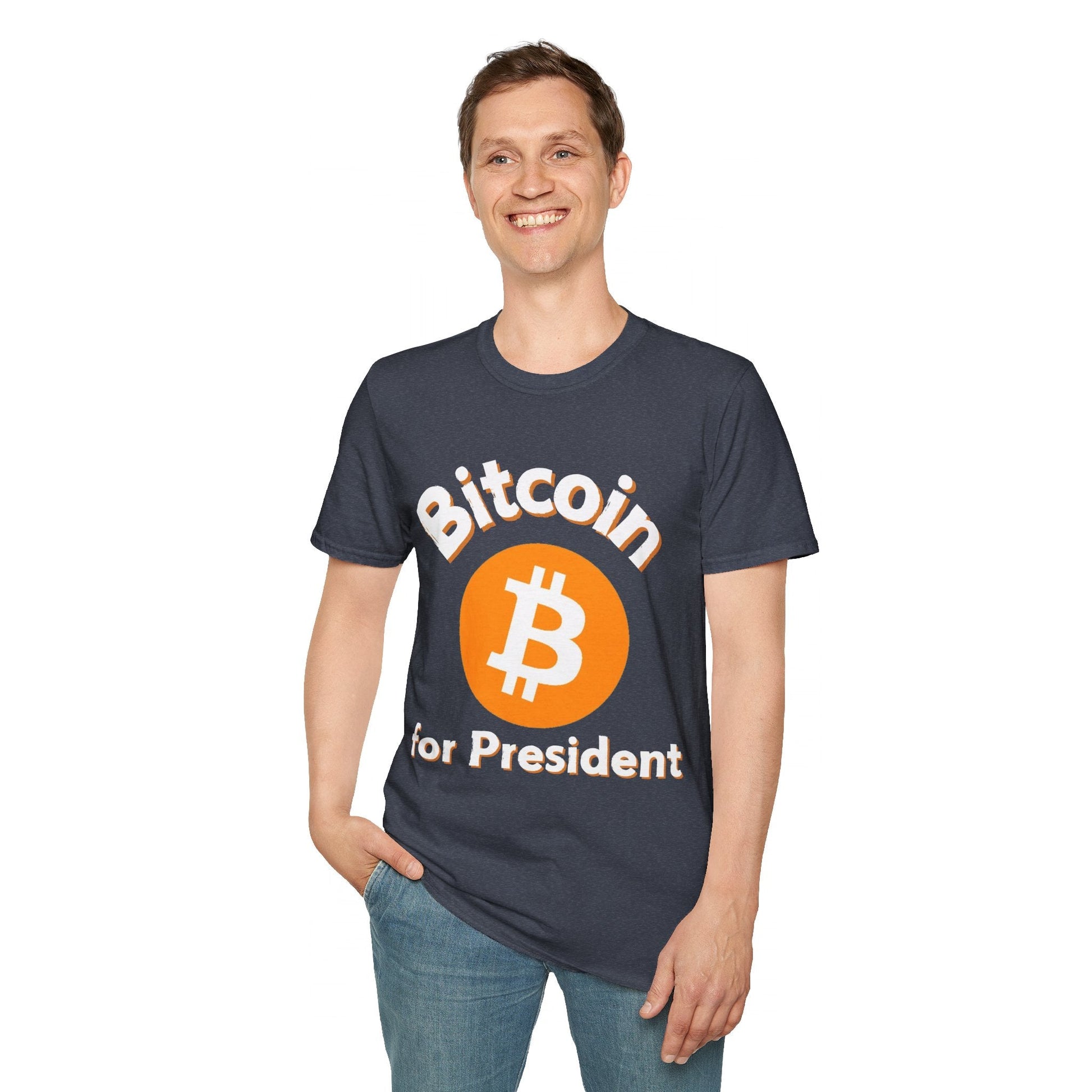 Bitcoin (BTC) for President DKcolors Unisex T-Shirt by cypherpunkgear – cypherpunkgear.com | Cypherpunk Merch