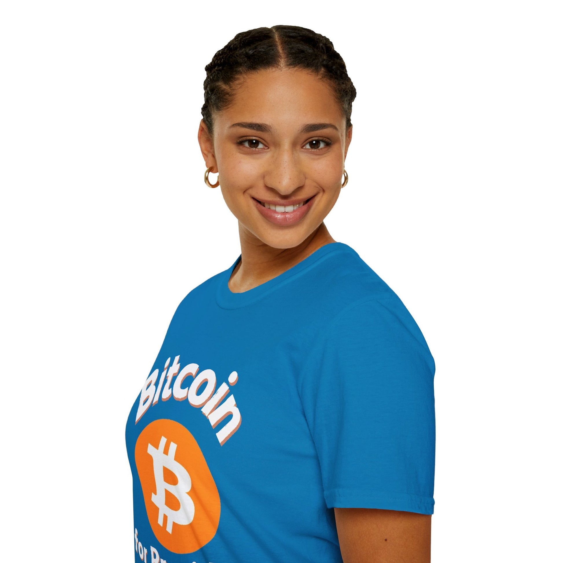Bitcoin (BTC) for President DKcolors Unisex T-Shirt by cypherpunkgear – cypherpunkgear.com | Cypherpunk Merch