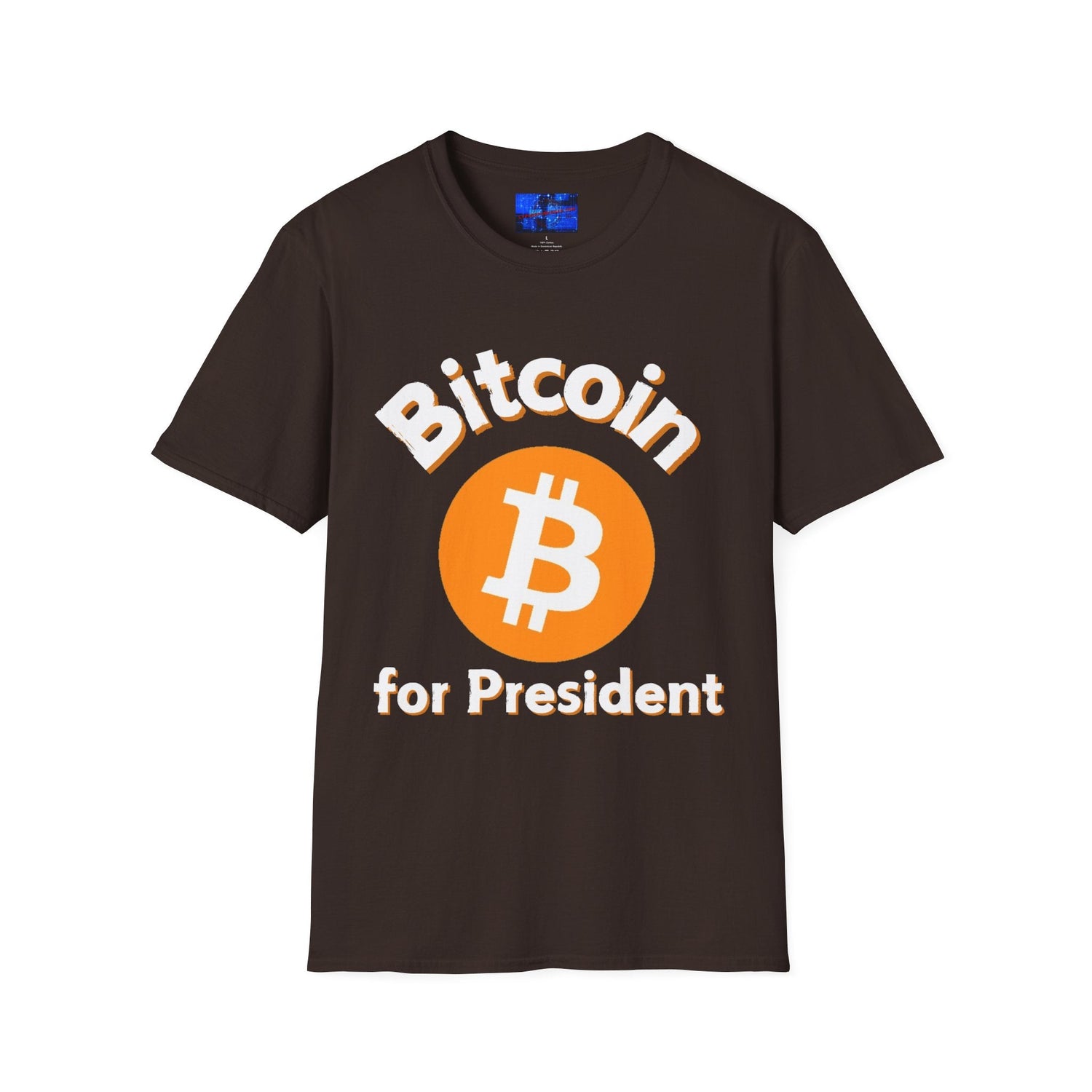 Bitcoin (BTC) for President DKcolors Unisex T-Shirt by cypherpunkgear – cypherpunkgear.com | Cypherpunk Merch
