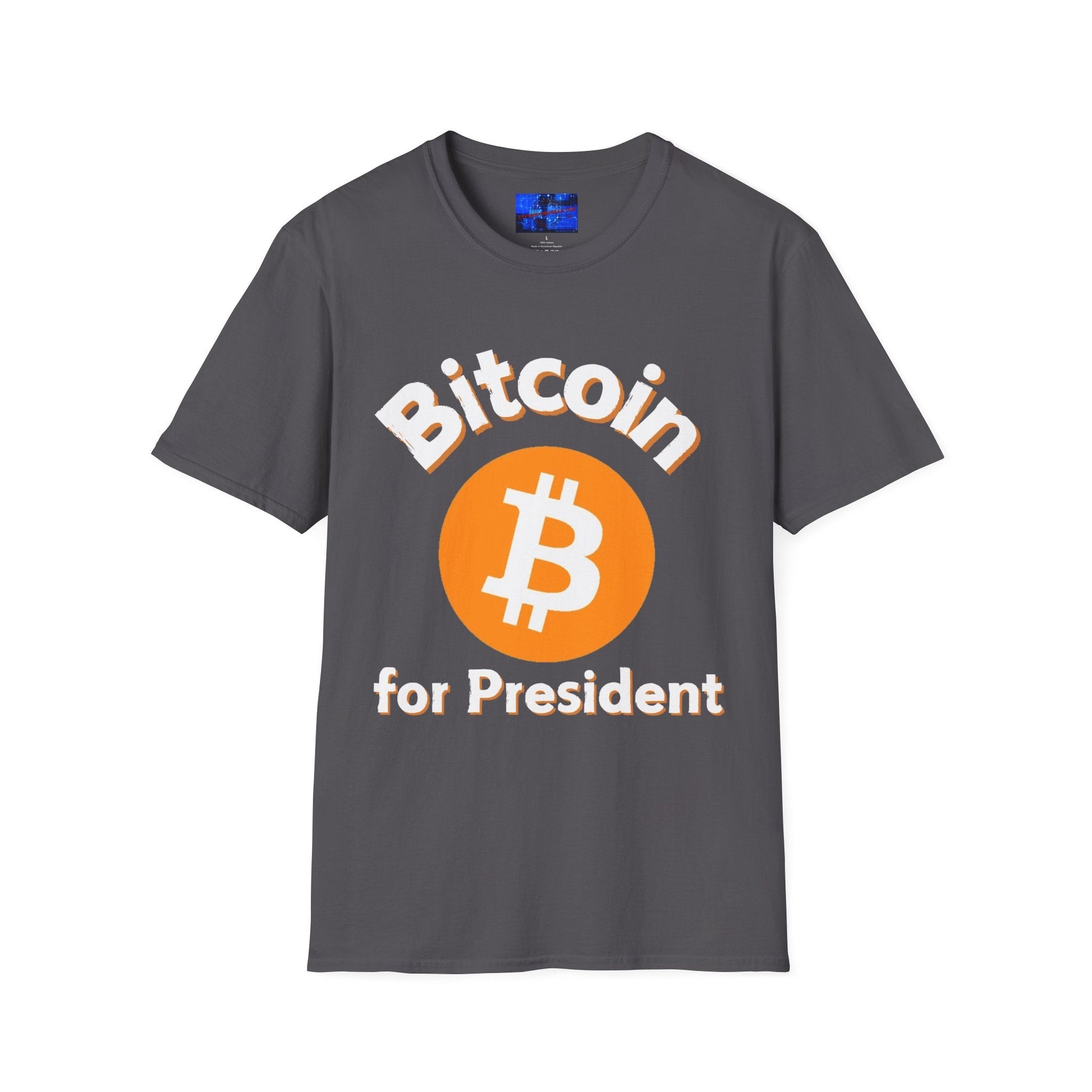 Bitcoin (BTC) for President DKcolors Unisex T-Shirt by cypherpunkgear – cypherpunkgear.com | Cypherpunk Merch