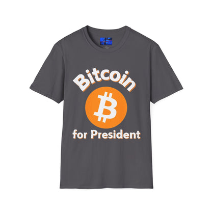 Bitcoin (BTC) for President DKcolors Unisex T-Shirt by cypherpunkgear – cypherpunkgear.com | Cypherpunk Merch