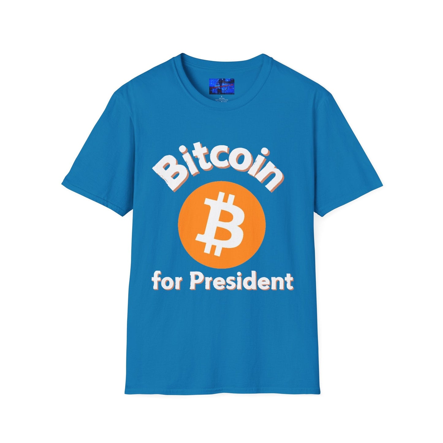Bitcoin (BTC) for President DKcolors Unisex T-Shirt by cypherpunkgear – cypherpunkgear.com | Cypherpunk Merch