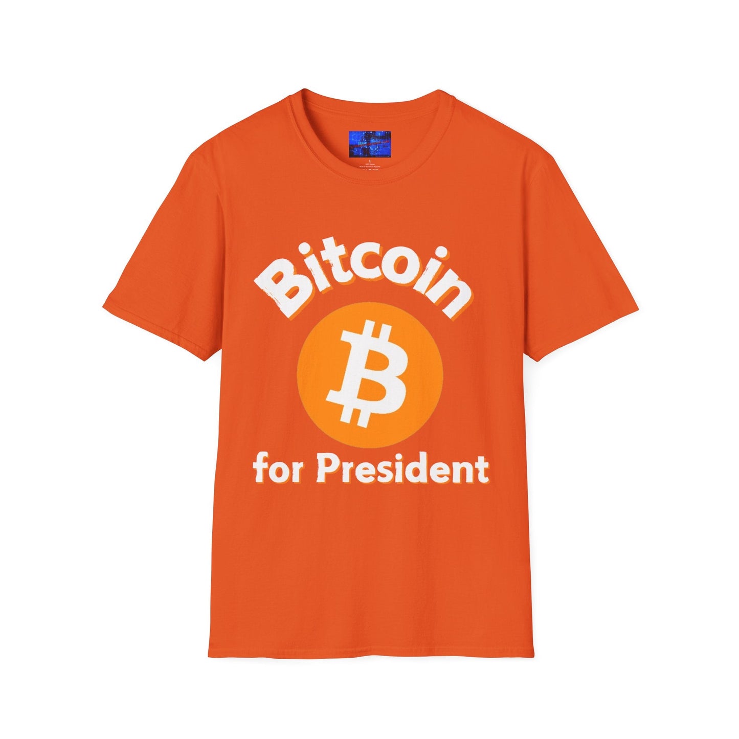 Bitcoin (BTC) for President DKcolors Unisex T-Shirt by cypherpunkgear – cypherpunkgear.com | Cypherpunk Merch