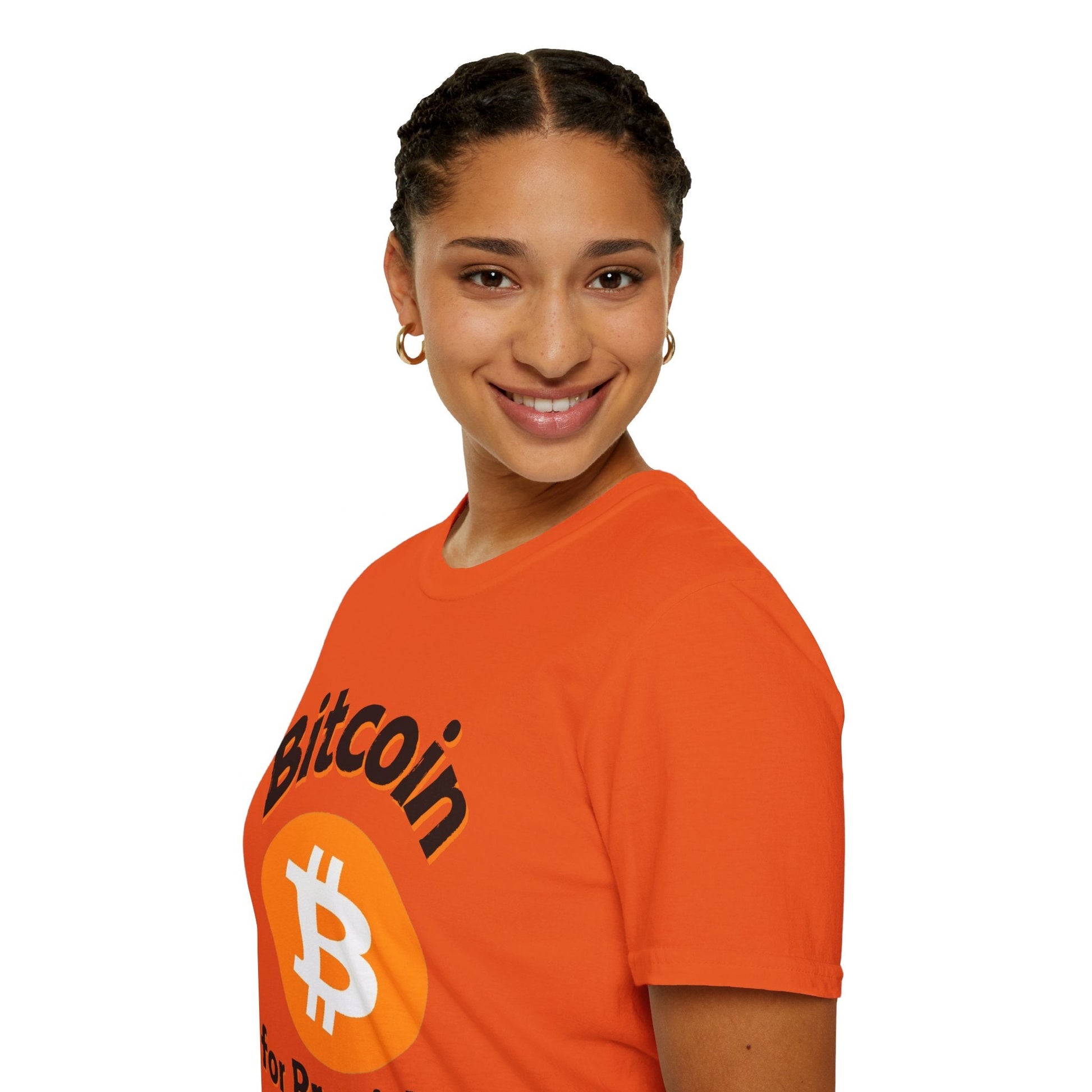 Bitcoin (BTC) for President LTcolors Unisex T-Shirt by cypherpunkgear – cypherpunkgear.com | Cypherpunk Merch