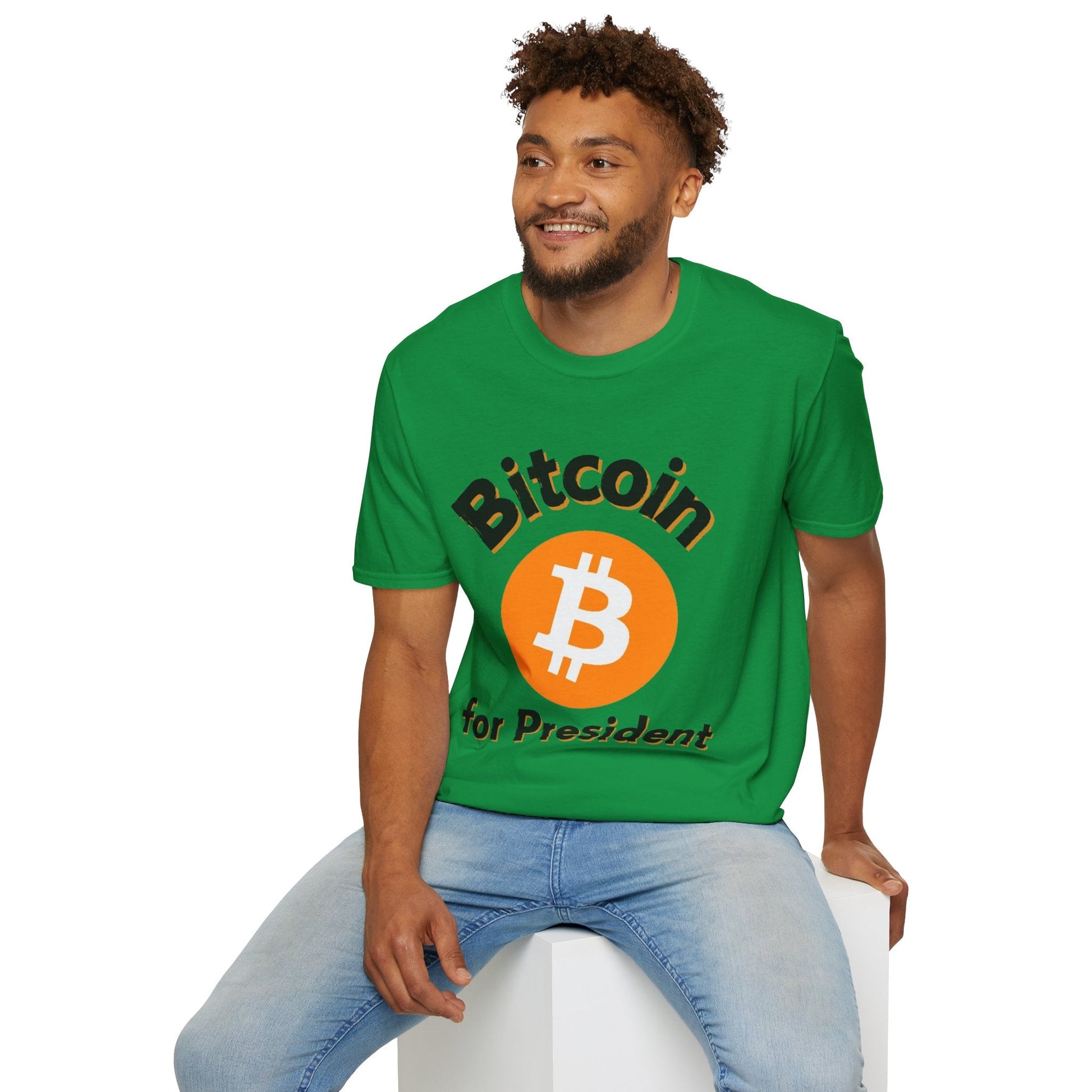 Bitcoin (BTC) for President LTcolors Unisex T-Shirt by cypherpunkgear – cypherpunkgear.com | Cypherpunk Merch