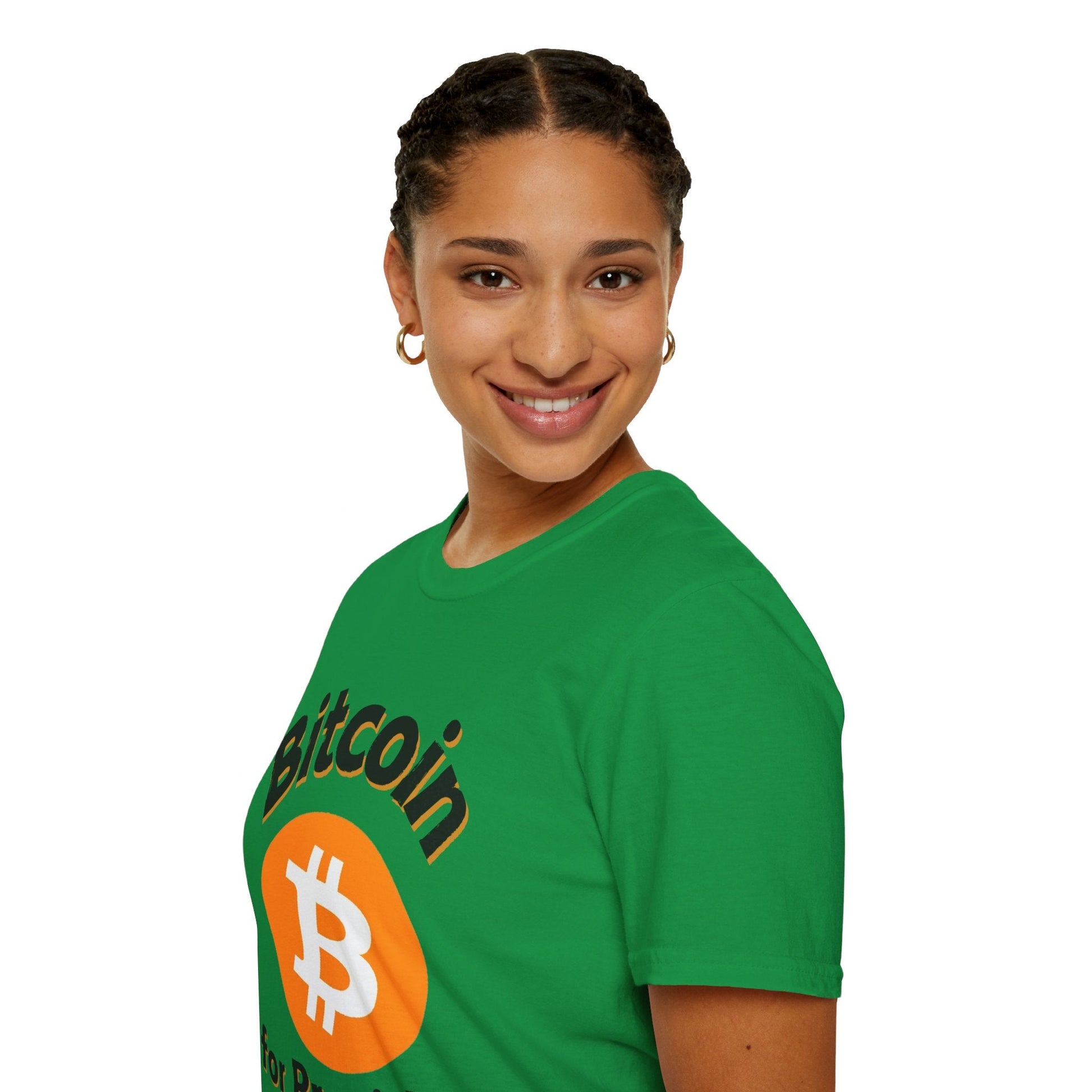 Bitcoin (BTC) for President LTcolors Unisex T-Shirt by cypherpunkgear – cypherpunkgear.com | Cypherpunk Merch