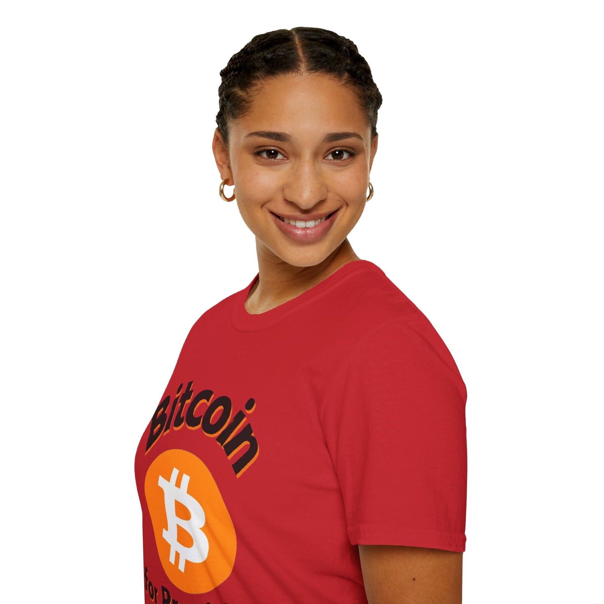 Bitcoin (BTC) for President LTcolors Unisex T-Shirt by cypherpunkgear – cypherpunkgear.com | Cypherpunk Merch
