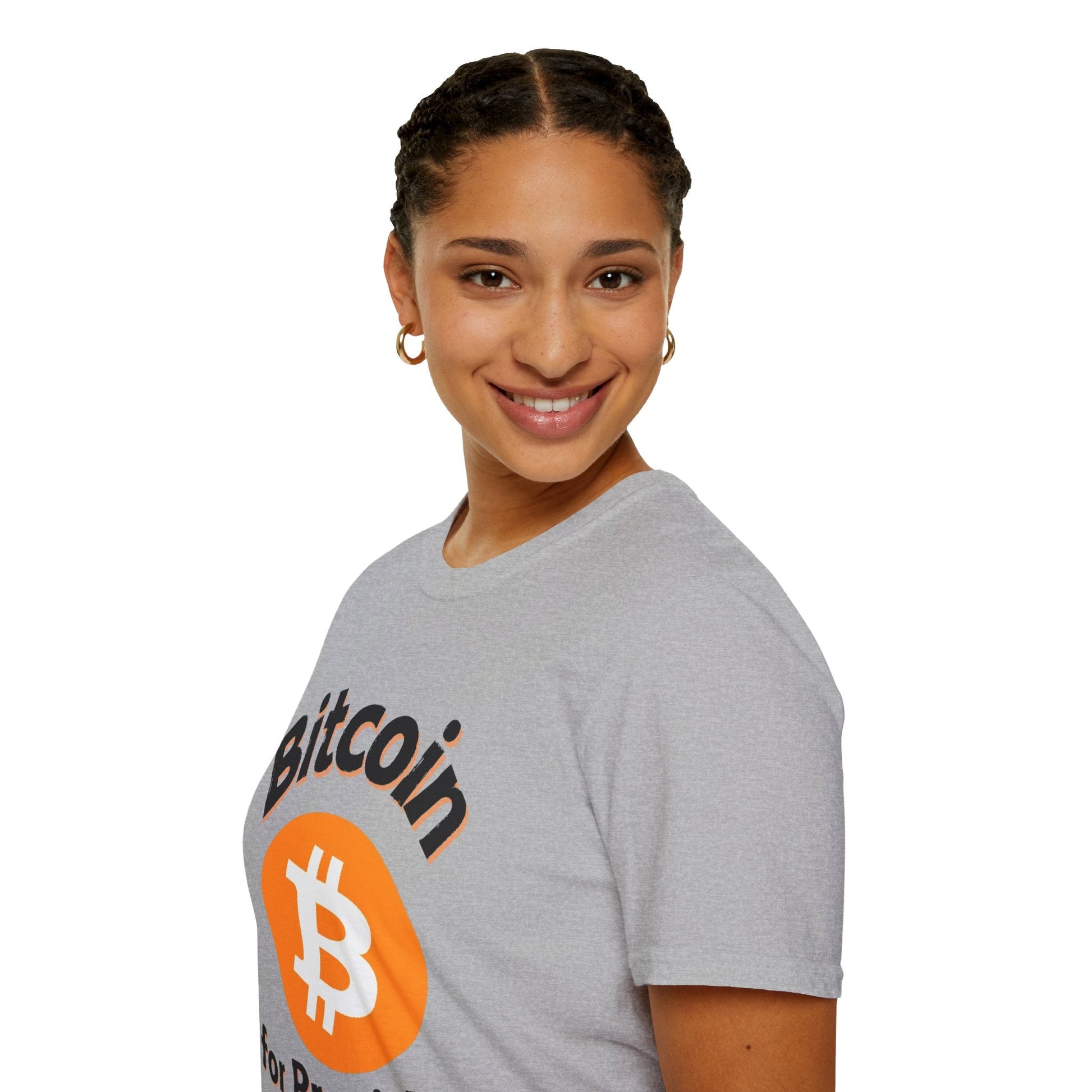 Bitcoin (BTC) for President LTcolors Unisex T-Shirt by cypherpunkgear – cypherpunkgear.com | Cypherpunk Merch