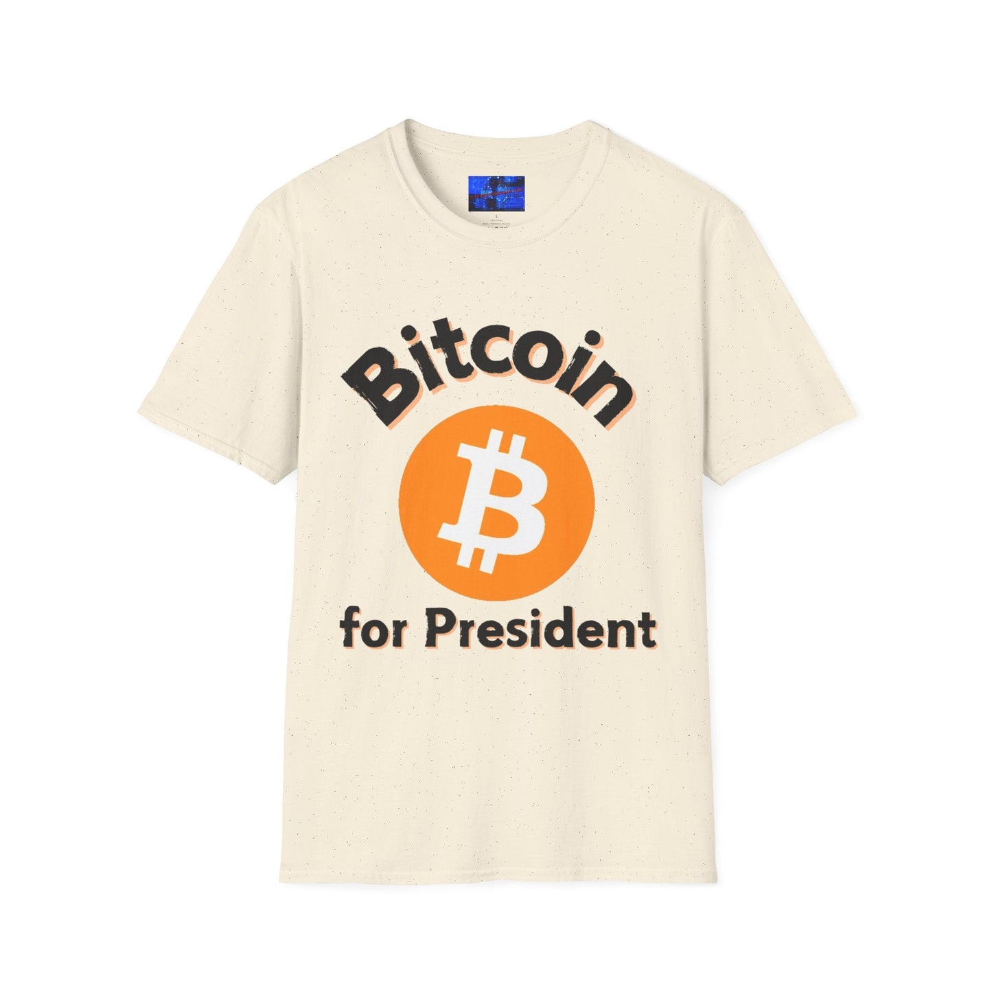 Bitcoin (BTC) for President LTcolors Unisex T-Shirt by cypherpunkgear – cypherpunkgear.com | Cypherpunk Merch