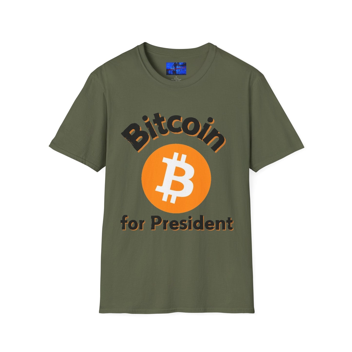 Bitcoin (BTC) for President LTcolors Unisex T-Shirt by cypherpunkgear – cypherpunkgear.com | Cypherpunk Merch