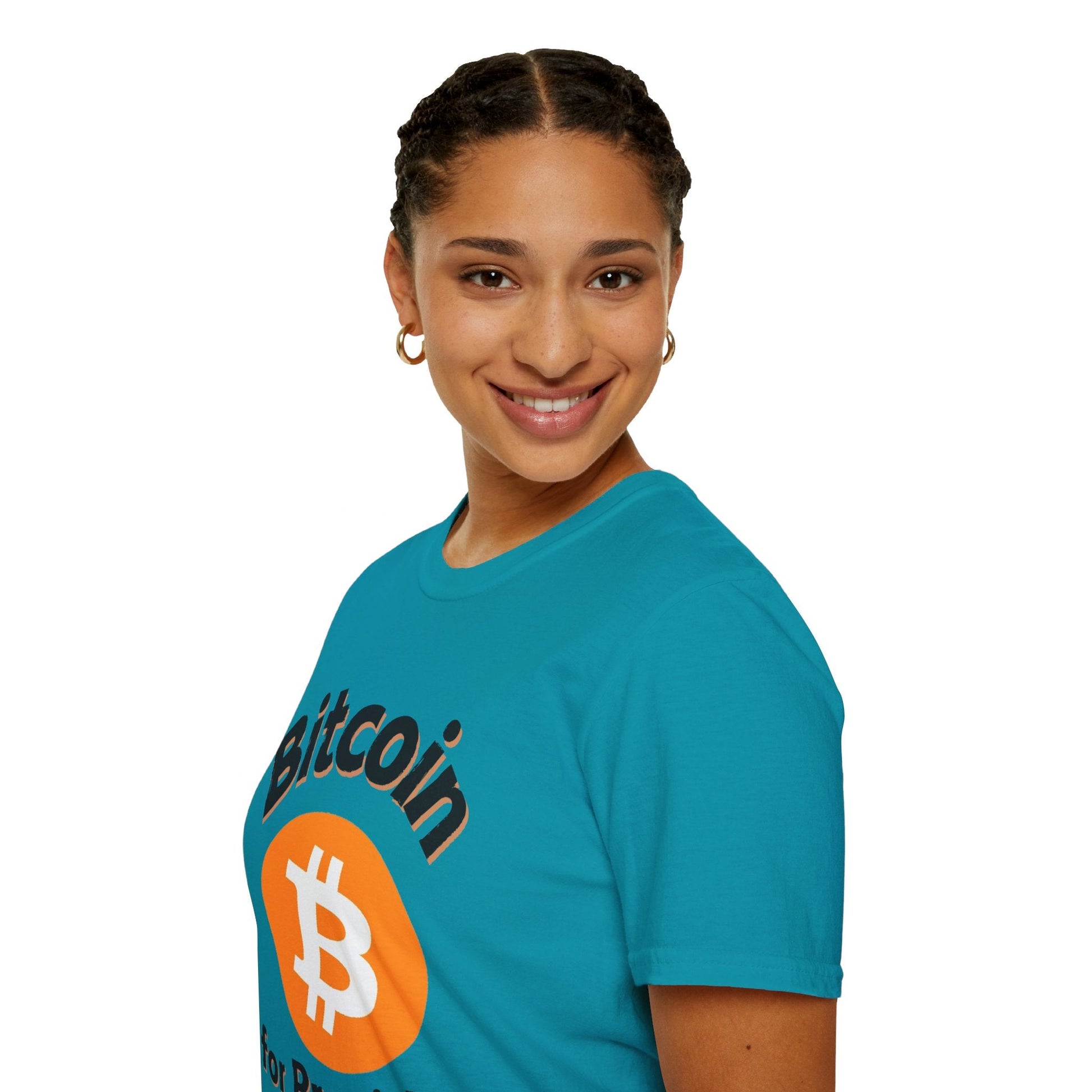 Bitcoin (BTC) for President LTcolors Unisex T-Shirt by cypherpunkgear – cypherpunkgear.com | Cypherpunk Merch