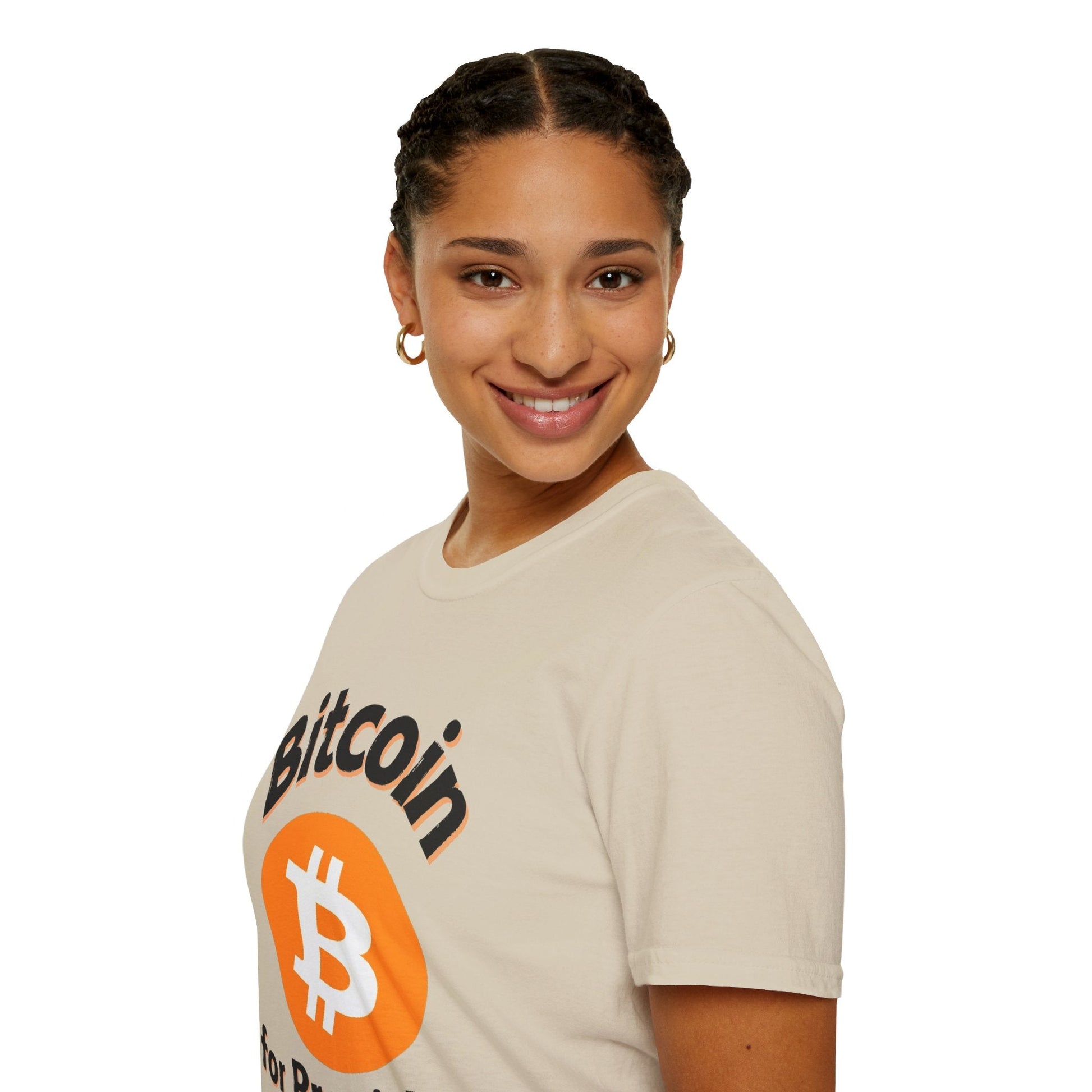Bitcoin (BTC) for President LTcolors Unisex T-Shirt by cypherpunkgear – cypherpunkgear.com | Cypherpunk Merch