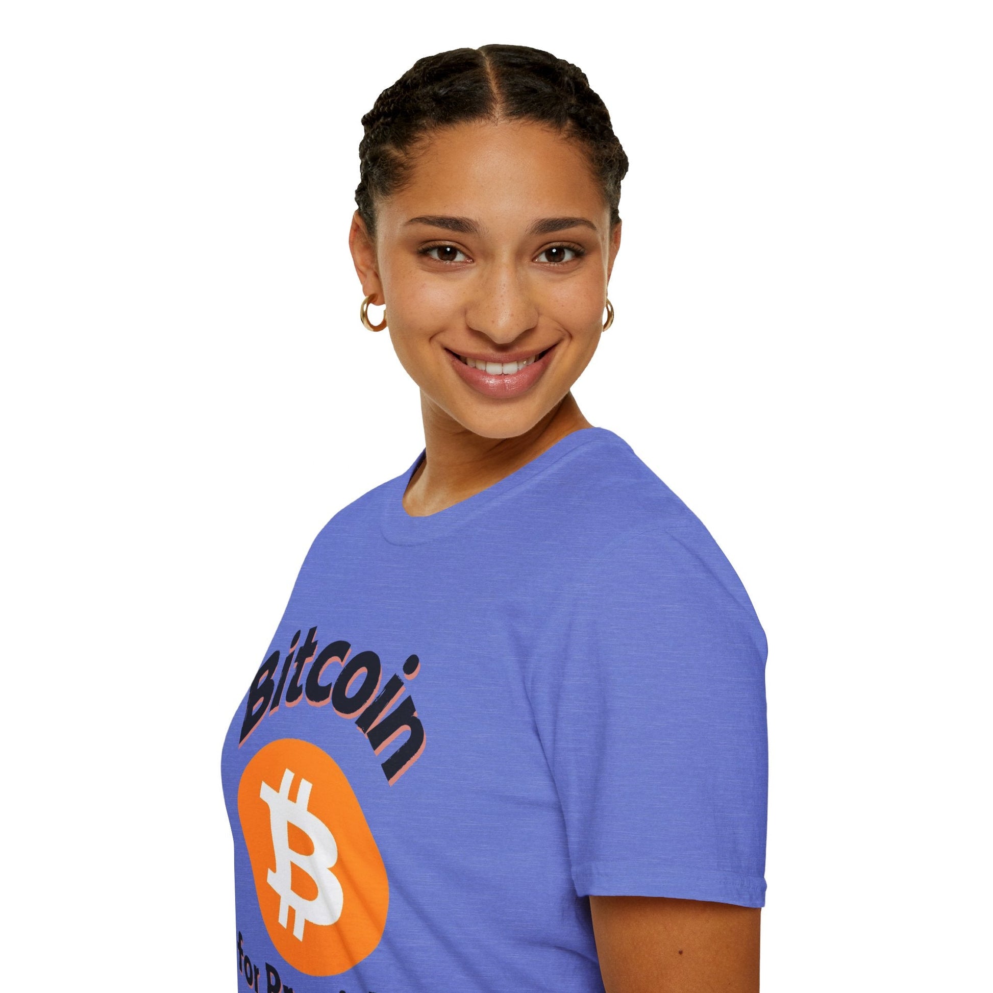 Bitcoin (BTC) for President LTcolors Unisex T-Shirt by cypherpunkgear – cypherpunkgear.com | Cypherpunk Merch