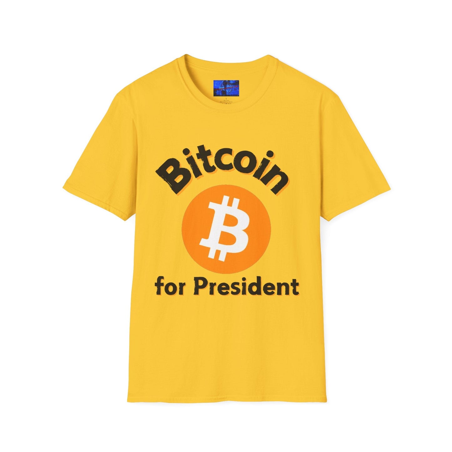 Bitcoin (BTC) for President LTcolors Unisex T-Shirt by cypherpunkgear – cypherpunkgear.com | Cypherpunk Merch