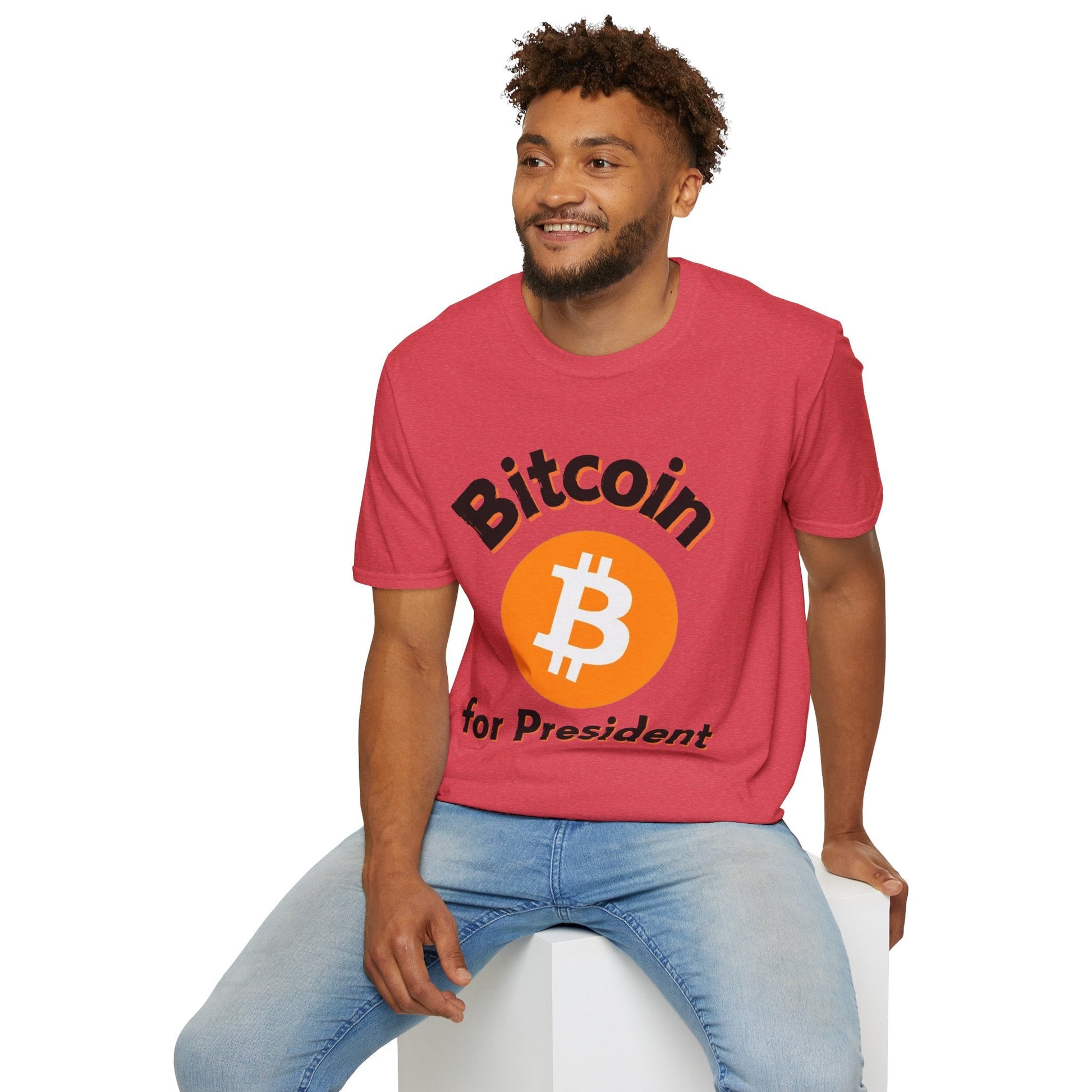 Bitcoin (BTC) for President LTcolors Unisex T-Shirt by cypherpunkgear – cypherpunkgear.com | Cypherpunk Merch