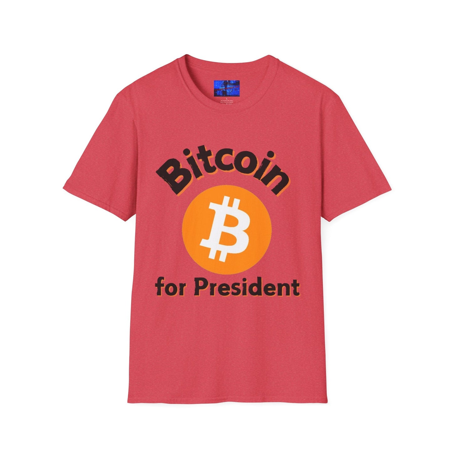 Bitcoin (BTC) for President LTcolors Unisex T-Shirt by cypherpunkgear – cypherpunkgear.com | Cypherpunk Merch