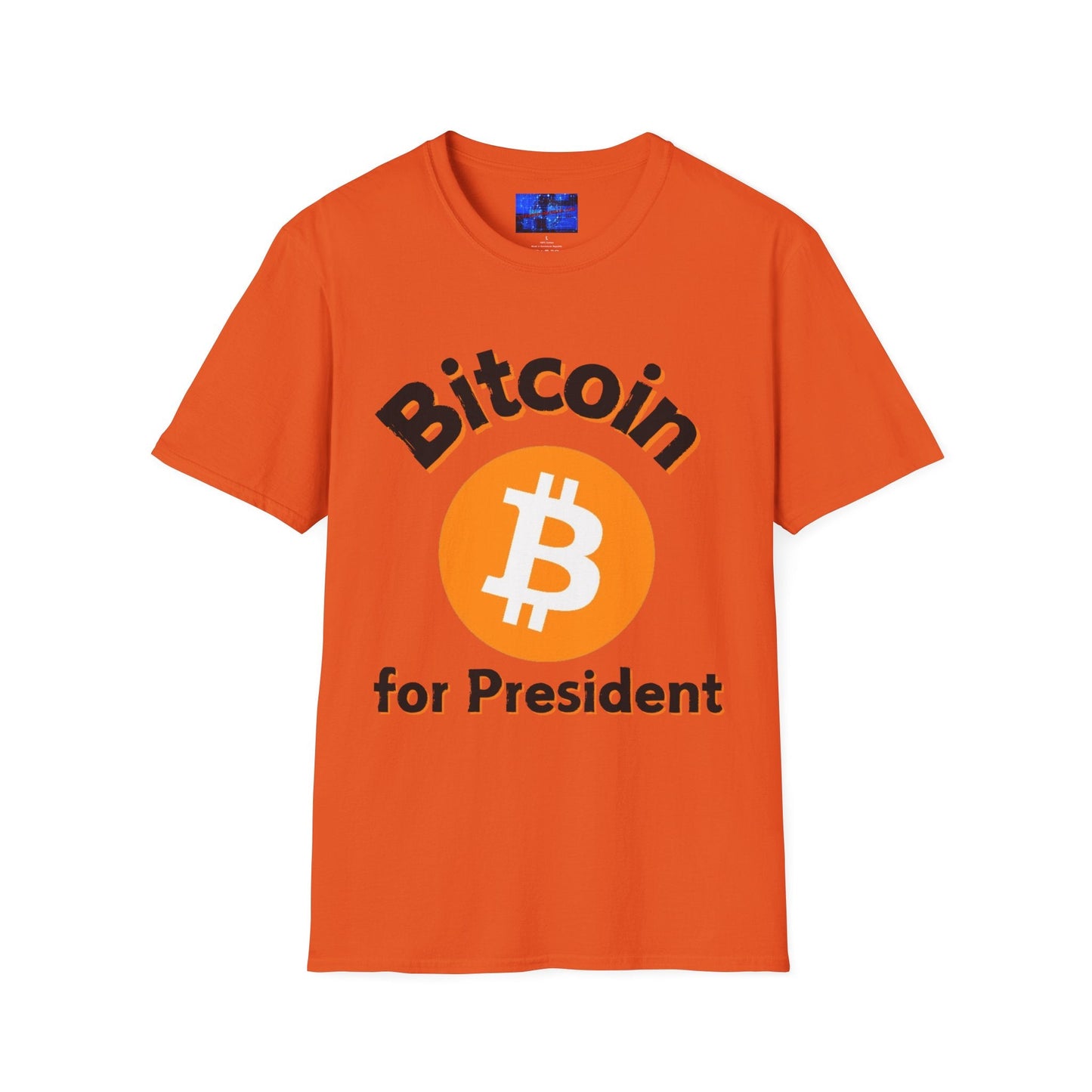 Bitcoin (BTC) for President LTcolors Unisex T-Shirt by cypherpunkgear – cypherpunkgear.com | Cypherpunk Merch