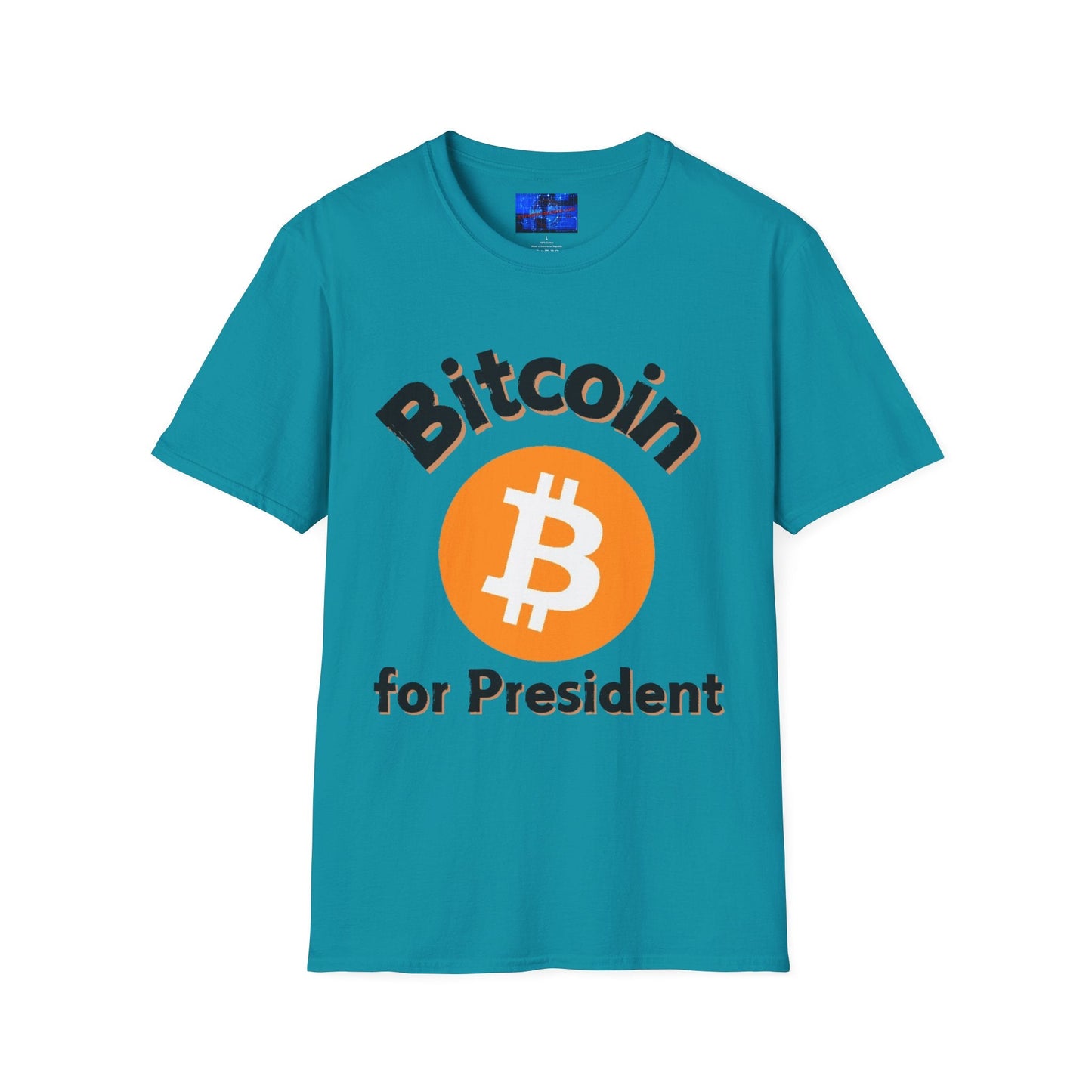 Bitcoin (BTC) for President LTcolors Unisex T-Shirt by cypherpunkgear – cypherpunkgear.com | Cypherpunk Merch