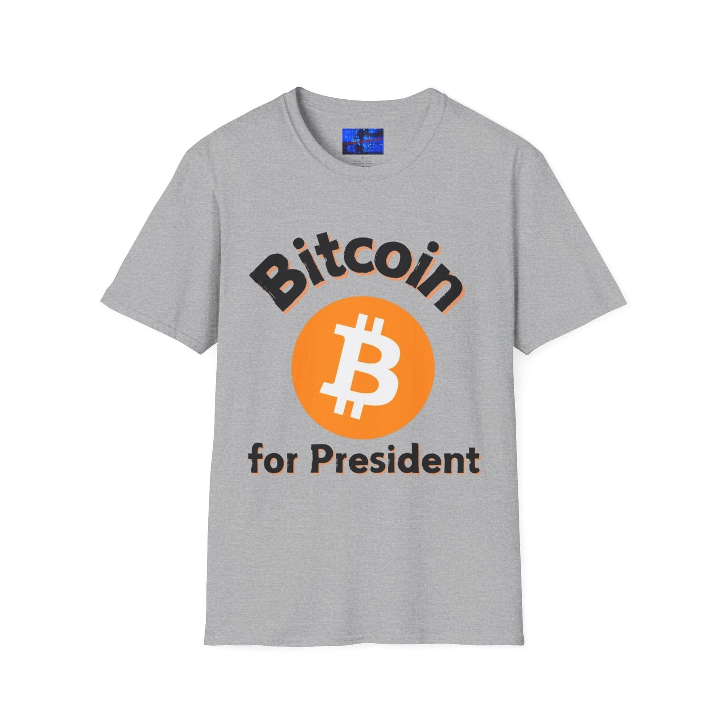Bitcoin (BTC) for President LTcolors Unisex T-Shirt by cypherpunkgear – cypherpunkgear.com | Cypherpunk Merch