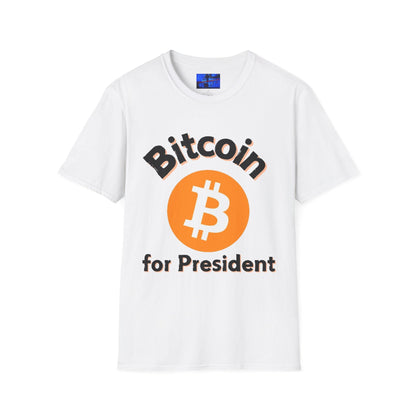 Bitcoin (BTC) for President LTcolors Unisex T-Shirt by cypherpunkgear – cypherpunkgear.com | Cypherpunk Merch