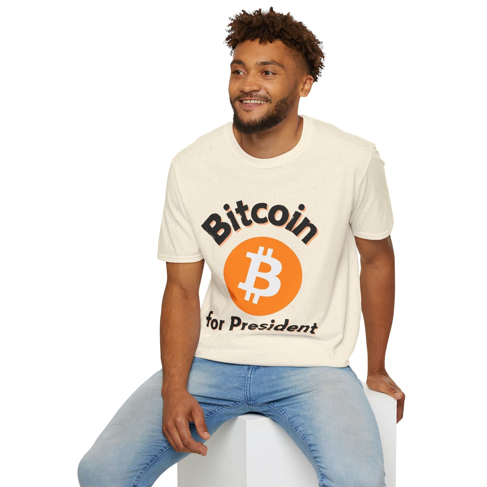 Bitcoin (BTC) for President LTcolors Unisex T-Shirt by cypherpunkgear – cypherpunkgear.com | Cypherpunk Merch