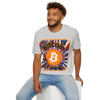 Bitcoin (BTC) for President USA LTcolors Unisex T-Shirt by cypherpunkgear – cypherpunkgear.com | Cypherpunk Merch