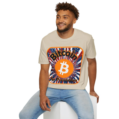 Bitcoin (BTC) for President USA LTcolors Unisex T-Shirt by cypherpunkgear – cypherpunkgear.com | Cypherpunk Merch