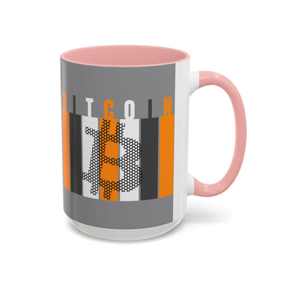 Bitcoin (BTC) Freedom Accent Mug by cypherpunkgear – cypherpunkgear.com | Cypherpunk Merch