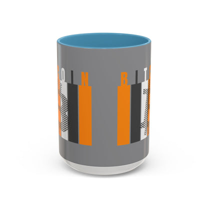 Bitcoin (BTC) Freedom Accent Mug by cypherpunkgear – cypherpunkgear.com | Cypherpunk Merch