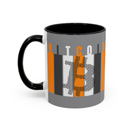 Bitcoin (BTC) Freedom Accent Mug by cypherpunkgear – cypherpunkgear.com | Cypherpunk Merch