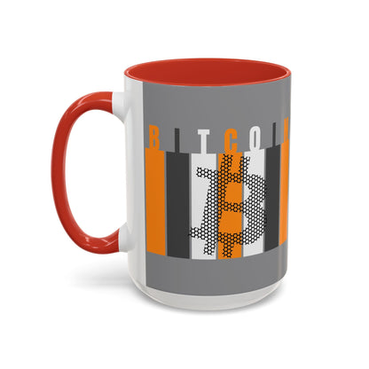 Bitcoin (BTC) Freedom Accent Mug by cypherpunkgear – cypherpunkgear.com | Cypherpunk Merch