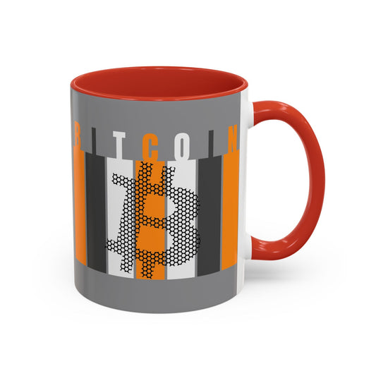 Bitcoin (BTC) Freedom Accent Mug by cypherpunkgear – cypherpunkgear.com | Cypherpunk Merch