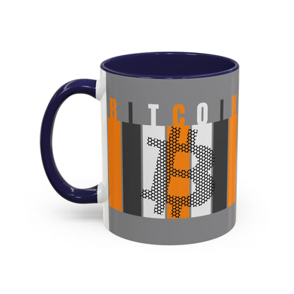 Bitcoin (BTC) Freedom Accent Mug by cypherpunkgear – cypherpunkgear.com | Cypherpunk Merch