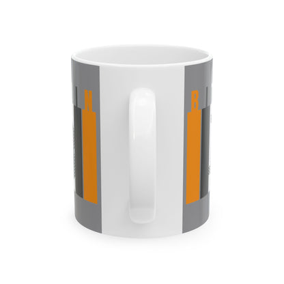 Bitcoin (BTC) Freedom Gray Mug by cypherpunkgear – cypherpunkgear.com | Cypherpunk Merch