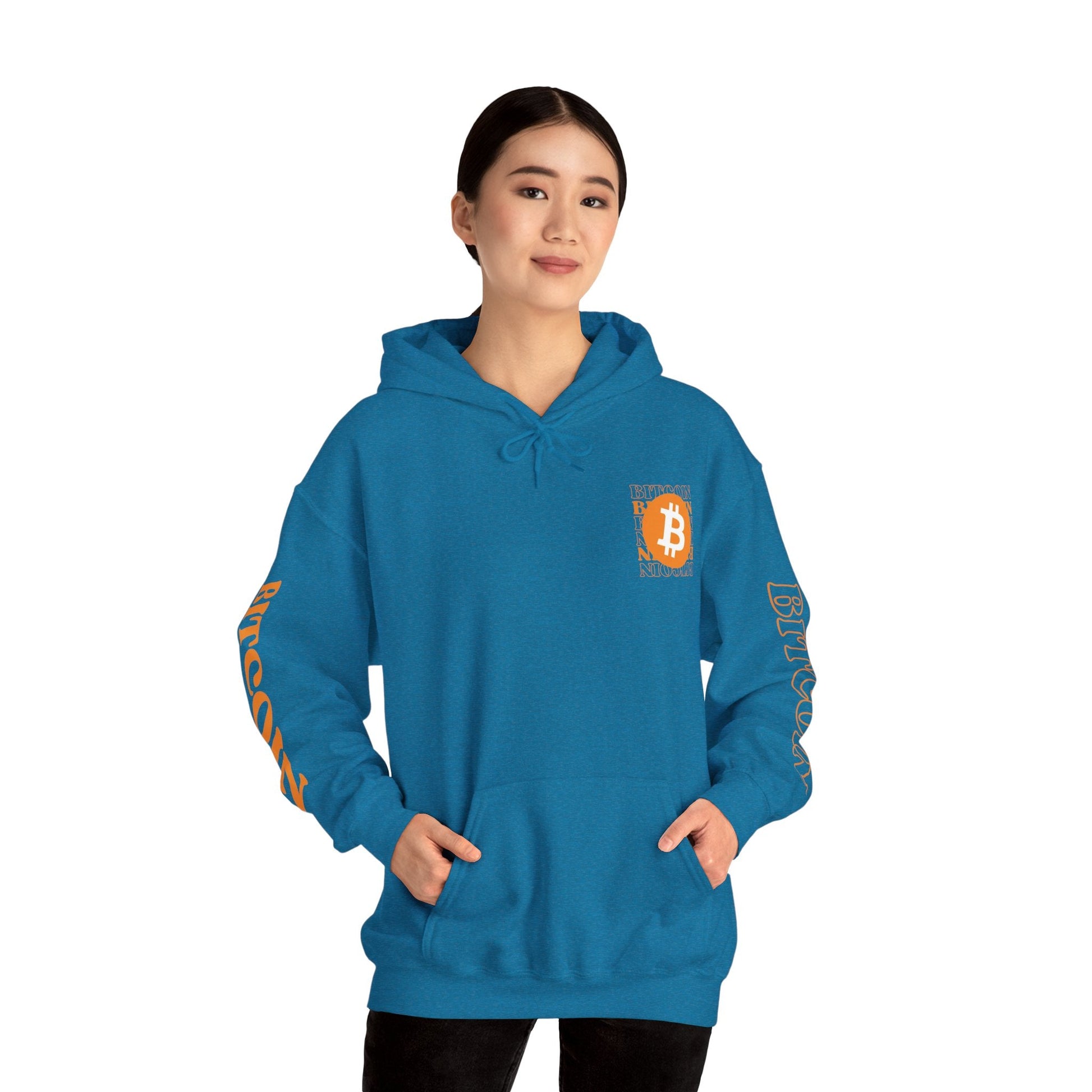 Bitcoin (BTC) Freedom Hoodie Unisex Heavy Blend™ Hooded Sweatshirt by cypherpunkgear – cypherpunkgear.com | Cypherpunk Merch