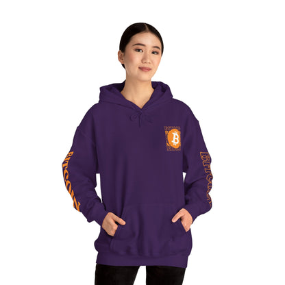 Bitcoin (BTC) Freedom Hoodie Unisex Heavy Blend™ Hooded Sweatshirt by cypherpunkgear – cypherpunkgear.com | Cypherpunk Merch