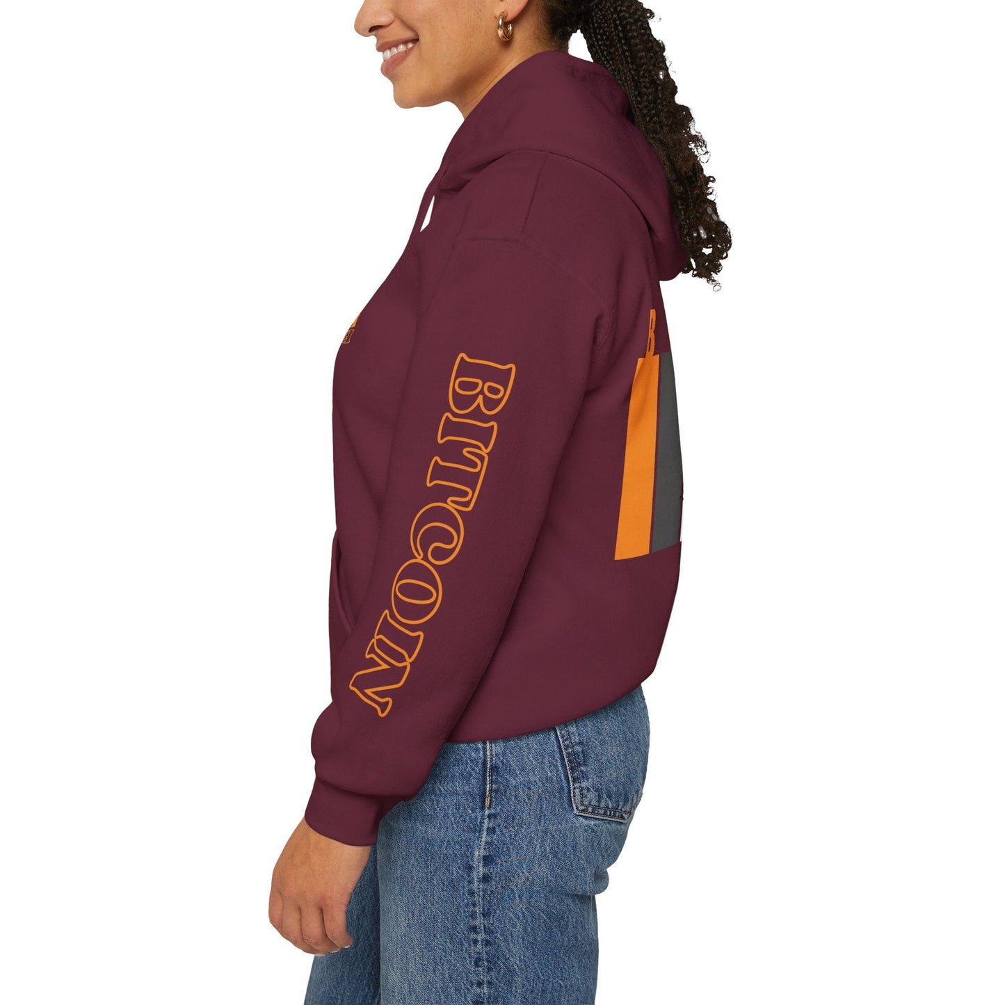 Bitcoin (BTC) Freedom Hoodie Unisex Heavy Blend™ Hooded Sweatshirt by cypherpunkgear – cypherpunkgear.com | Cypherpunk Merch