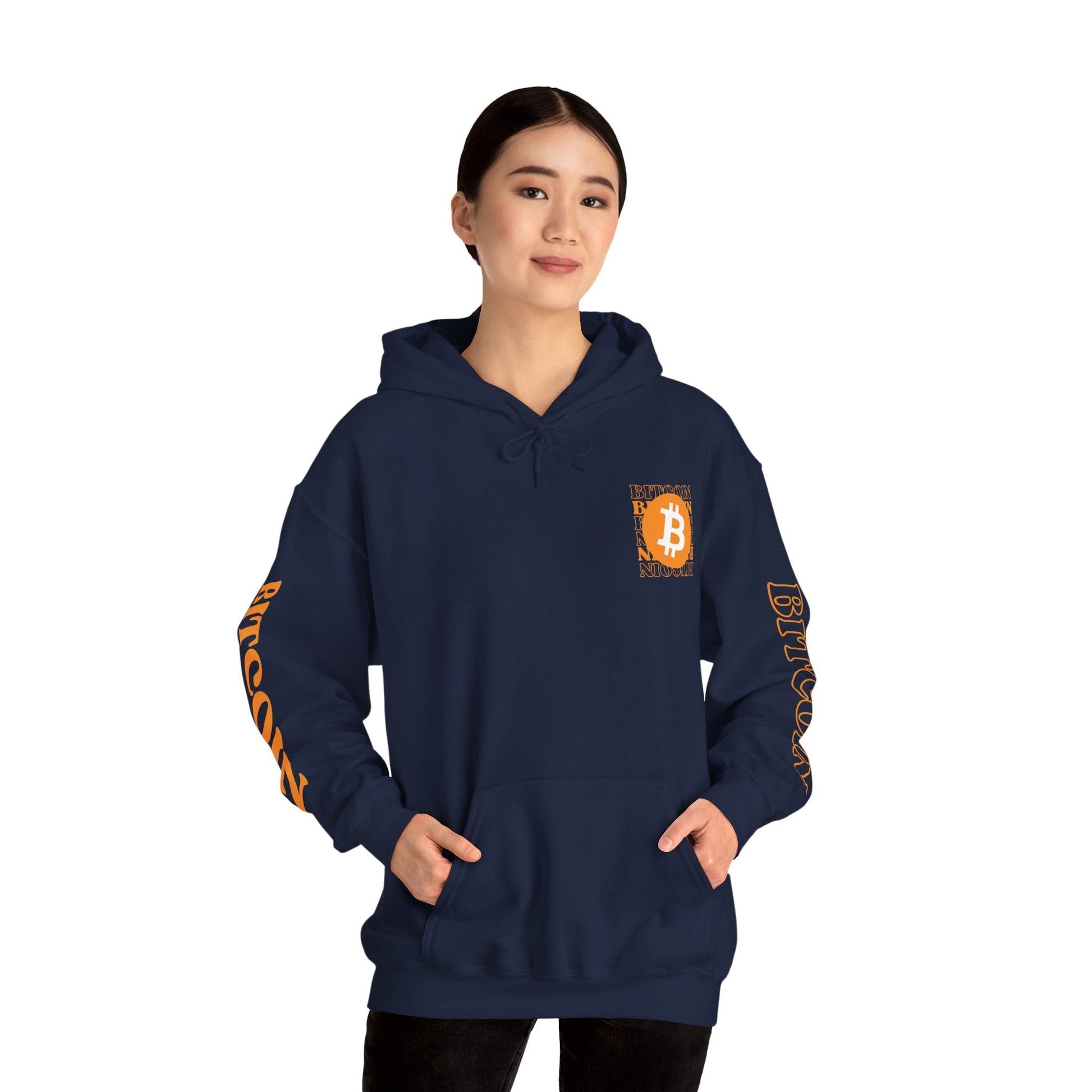 Bitcoin (BTC) Freedom Hoodie Unisex Heavy Blend™ Hooded Sweatshirt by cypherpunkgear – cypherpunkgear.com | Cypherpunk Merch